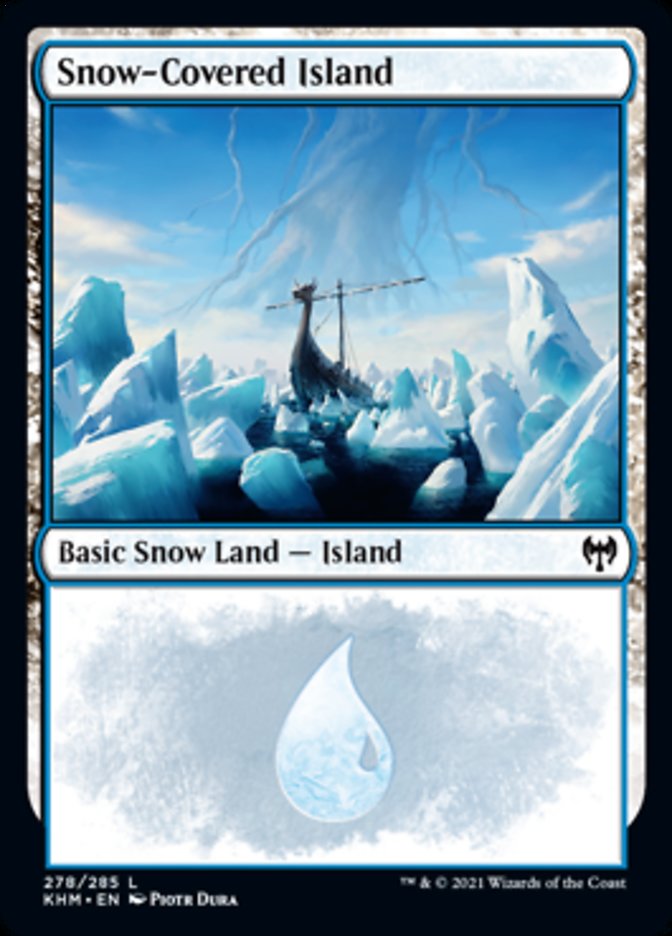 Snow-Covered Island (278) [Kaldheim] | Tacoma Games