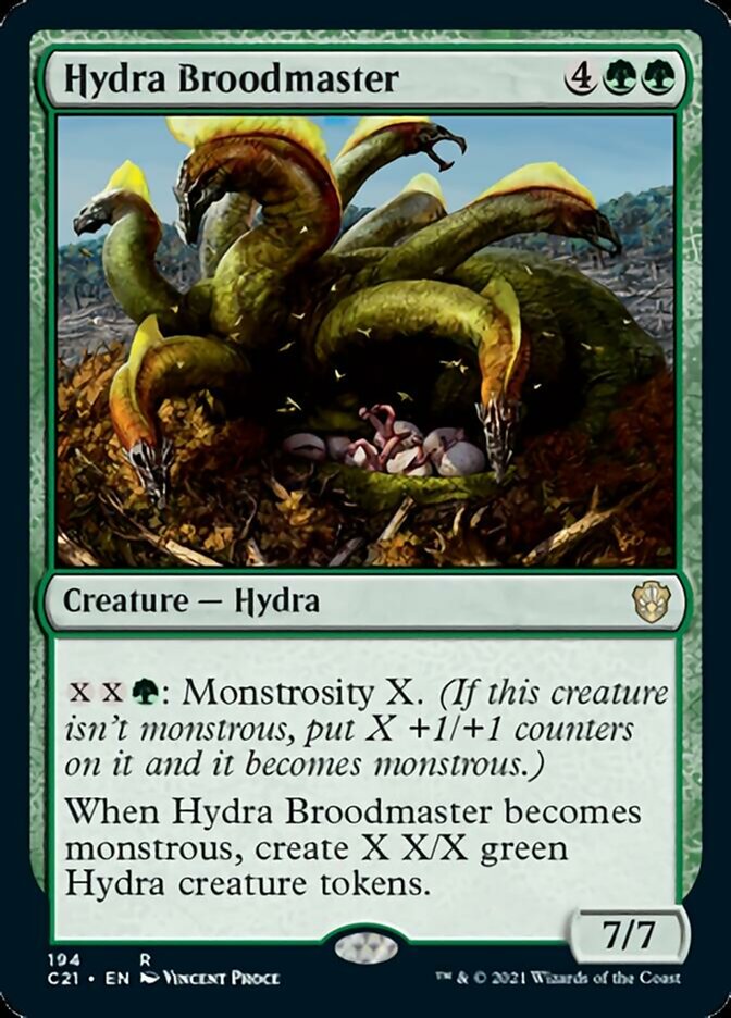 Hydra Broodmaster [Commander 2021] | Tacoma Games