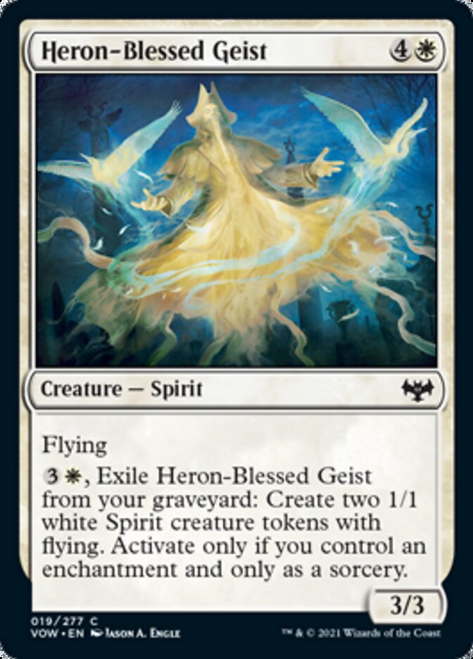 Heron-Blessed Geist [Innistrad: Crimson Vow] | Tacoma Games