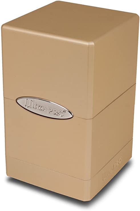 Ultra pro satin tower metallic caramel | Tacoma Games