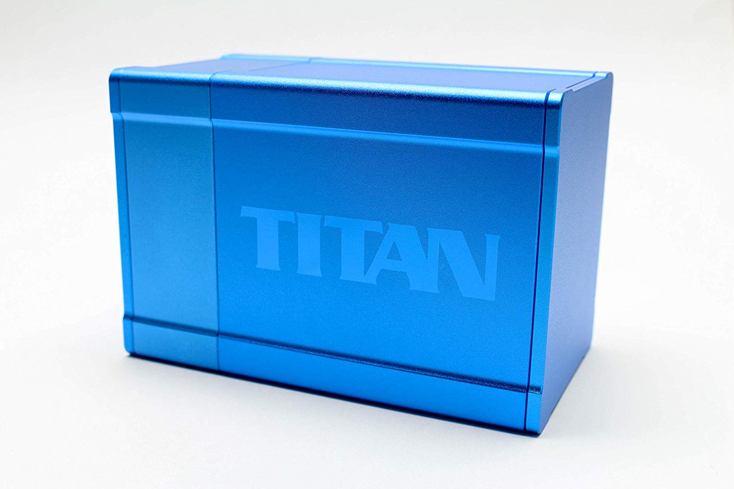 BOX GODS: TITAN DECK BOX - BLUE | Tacoma Games