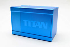 BOX GODS: TITAN DECK BOX - BLUE | Tacoma Games