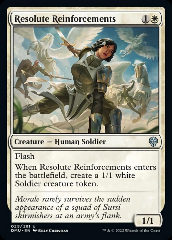 Resolute Reinforcements [Dominaria United] | Tacoma Games