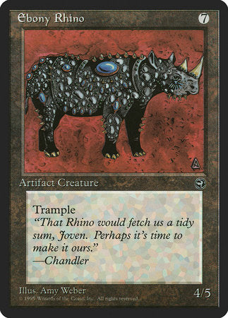 Ebony Rhino [Homelands] | Tacoma Games