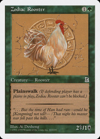 Zodiac Rooster [Portal Three Kingdoms] | Tacoma Games