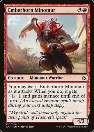 Emberhorn Minotaur [Amonkhet] | Tacoma Games