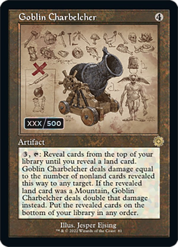 Goblin Charbelcher (Retro Schematic) (Serial Numbered) [The Brothers' War Retro Artifacts] | Tacoma Games