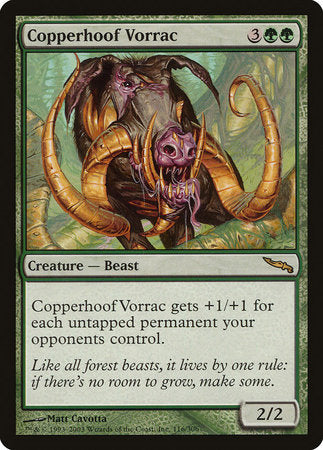 Copperhoof Vorrac [Mirrodin] | Tacoma Games