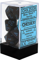 Chessex: Speckled Blue Stars 7-Die Set | Tacoma Games