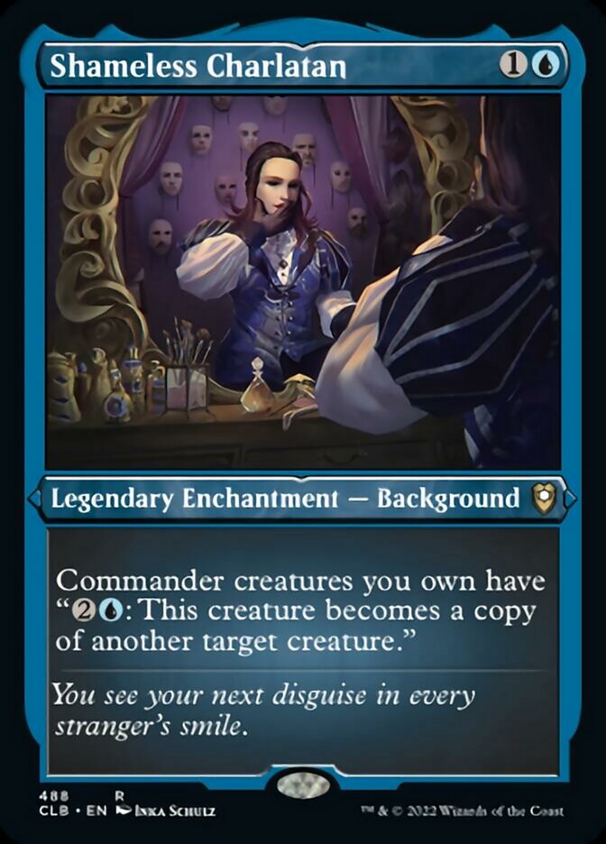 Shameless Charlatan (Foil Etched) [Commander Legends: Battle for Baldur's Gate] | Tacoma Games