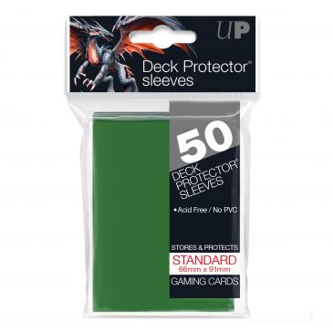 UltraPRO 50ct Green Standard Deck Protectors | Tacoma Games