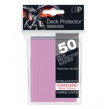 UltraPRO 50ct Pink Standard Deck Protectors | Tacoma Games