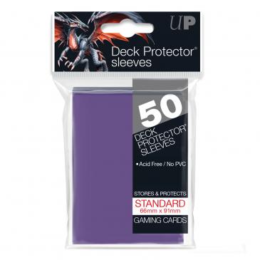 UltraPRO 50ct Purple Standard Deck Protectors | Tacoma Games