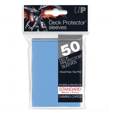 UltraPRO 50ct Light Blue Standard Deck Protectors | Tacoma Games