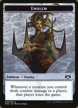 Emblem - Vraska, Golgari Queen [Mythic Edition Tokens] | Tacoma Games