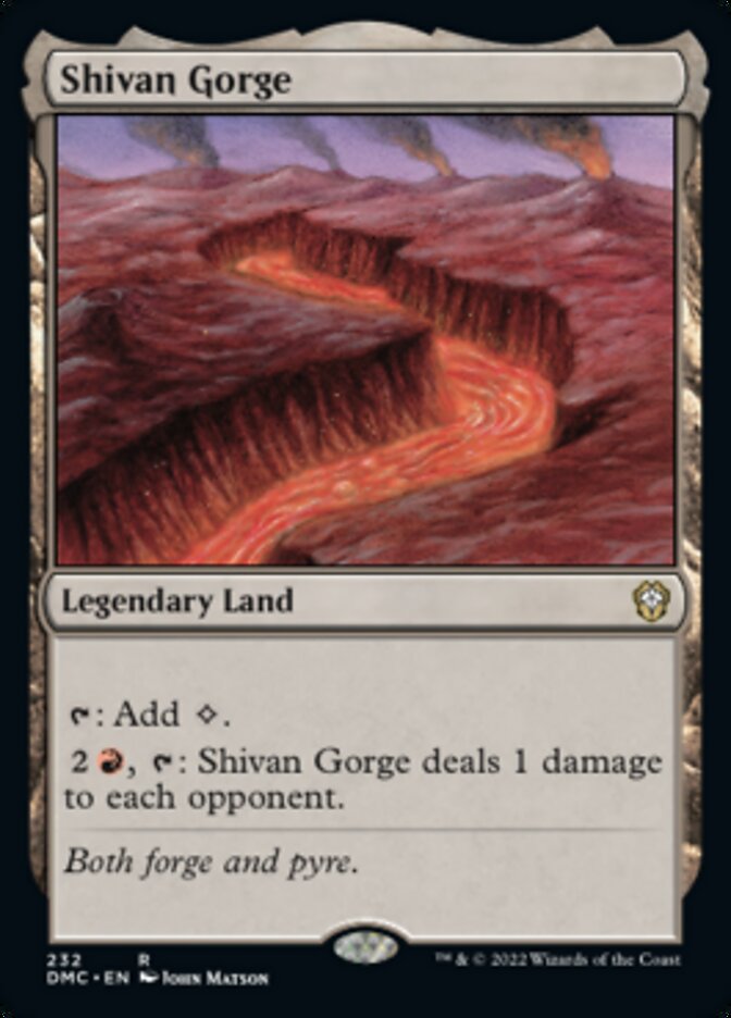 Shivan Gorge [Dominaria United Commander] | Tacoma Games