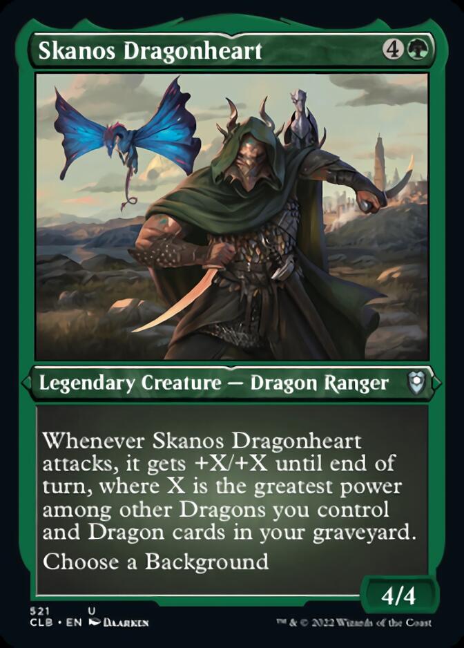 Skanos Dragonheart (Foil Etched) [Commander Legends: Battle for Baldur's Gate] | Tacoma Games