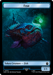 Fish // Alien Insect Double-Sided Token [Doctor Who Tokens] | Tacoma Games