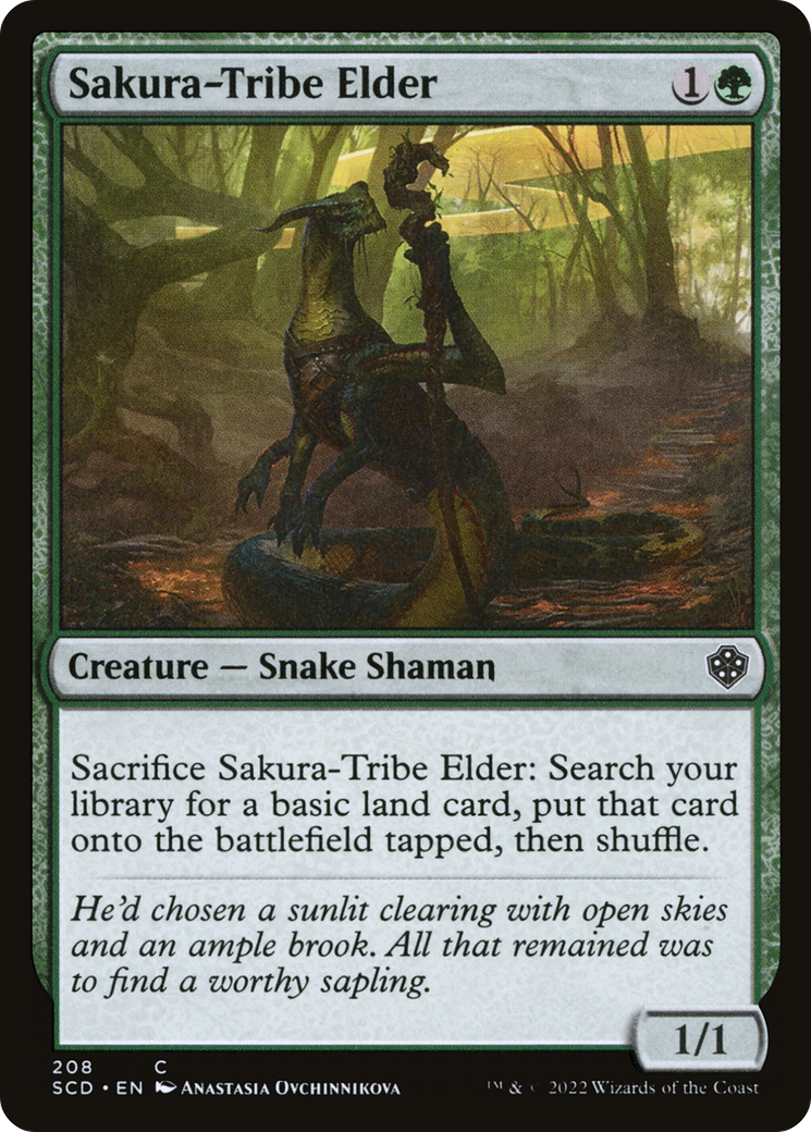 Sakura-Tribe Elder [Starter Commander Decks] | Tacoma Games