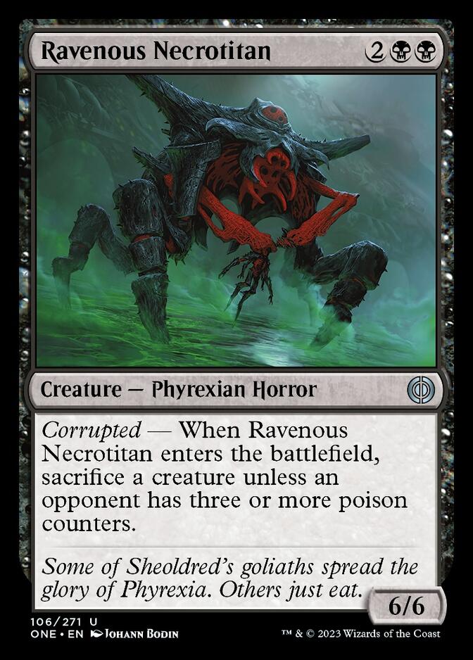 Ravenous Necrotitan [Phyrexia: All Will Be One] | Tacoma Games