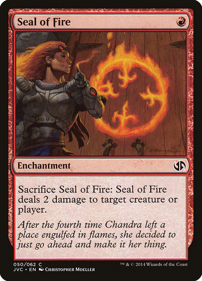 Seal of Fire [Duel Decks Anthology] | Tacoma Games