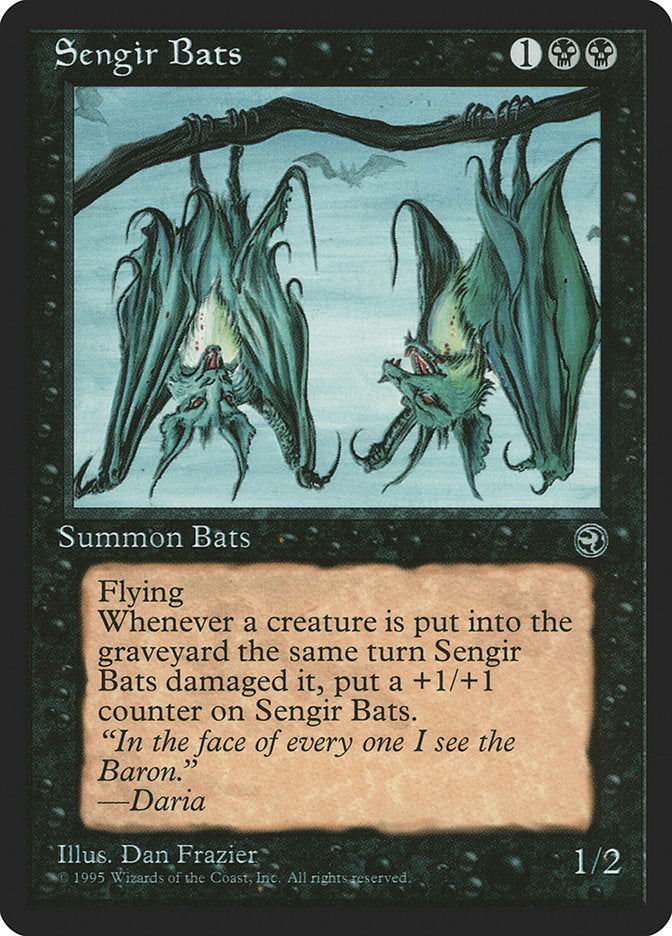 Sengir Bats (Daria Flavor Text) [Homelands] | Tacoma Games