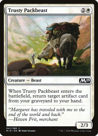 Trusty Packbeast [Core Set 2019] | Tacoma Games