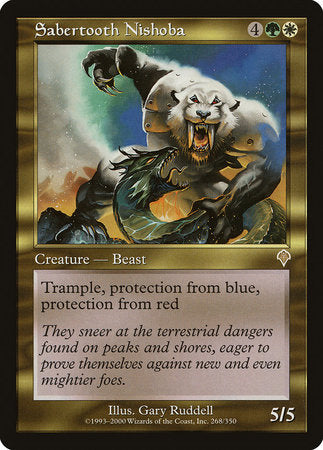 Sabertooth Nishoba [Invasion] | Tacoma Games