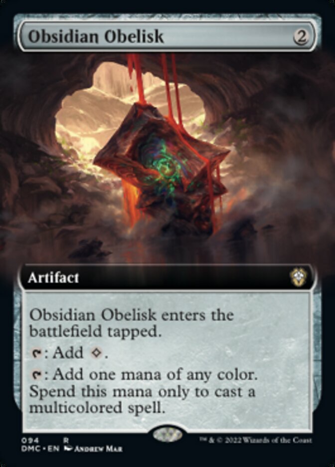 Obsidian Obelisk (Extended Art) [Dominaria United Commander] | Tacoma Games