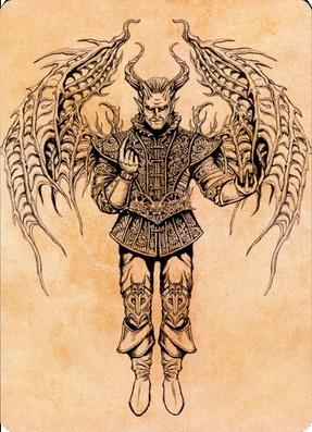Raphael, Fiendish Savior Art Card (75) [Commander Legends: Battle for Baldur's Gate Art Series] | Tacoma Games