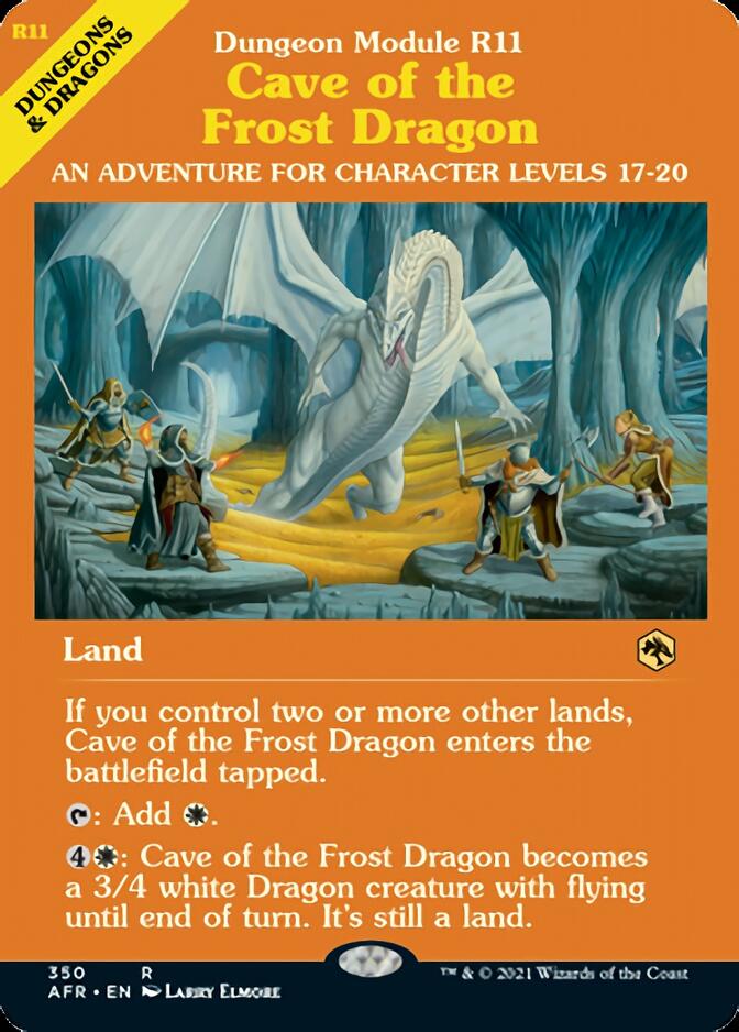 Cave of the Frost Dragon (Dungeon Module) [Dungeons & Dragons: Adventures in the Forgotten Realms] | Tacoma Games