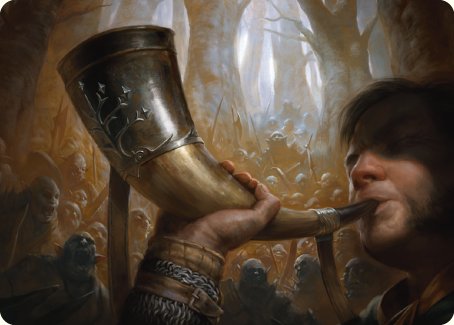 Horn of Gondor Art Card [The Lord of the Rings: Tales of Middle-earth Art Series] | Tacoma Games