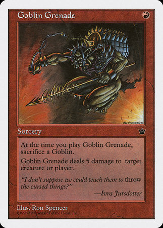 Goblin Grenade [Anthologies] | Tacoma Games
