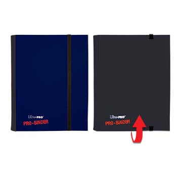 UltraPRO 4-Pocket Blue & Black Flip PRO-Binder | Tacoma Games