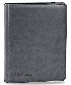 UltraPRO Premium 9-Pocket Grey PRO-Binder | Tacoma Games