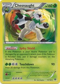 Chesnaught (14) [XY Base Set] | Tacoma Games