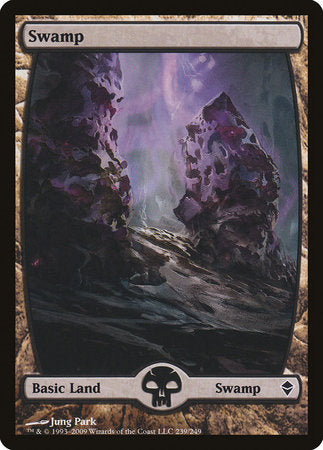 Swamp (239) - Full Art [Zendikar] | Tacoma Games