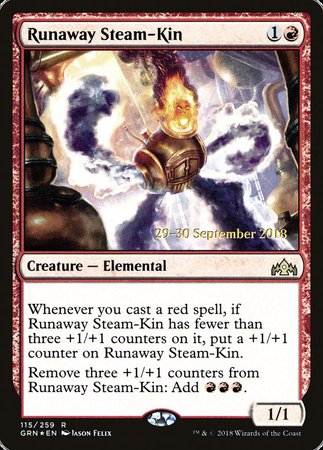 Runaway Steam-Kin [Guilds of Ravnica Promos] | Tacoma Games