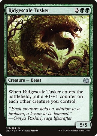 Ridgescale Tusker [Aether Revolt] | Tacoma Games