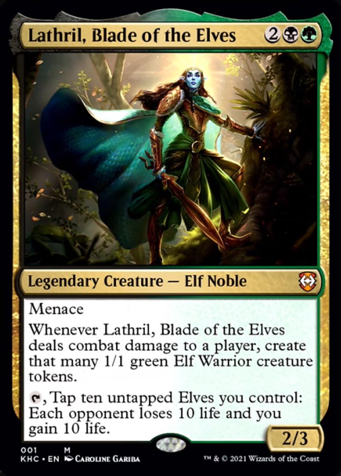 Lathril, Blade of the Elves [Kaldheim Commander] | Tacoma Games