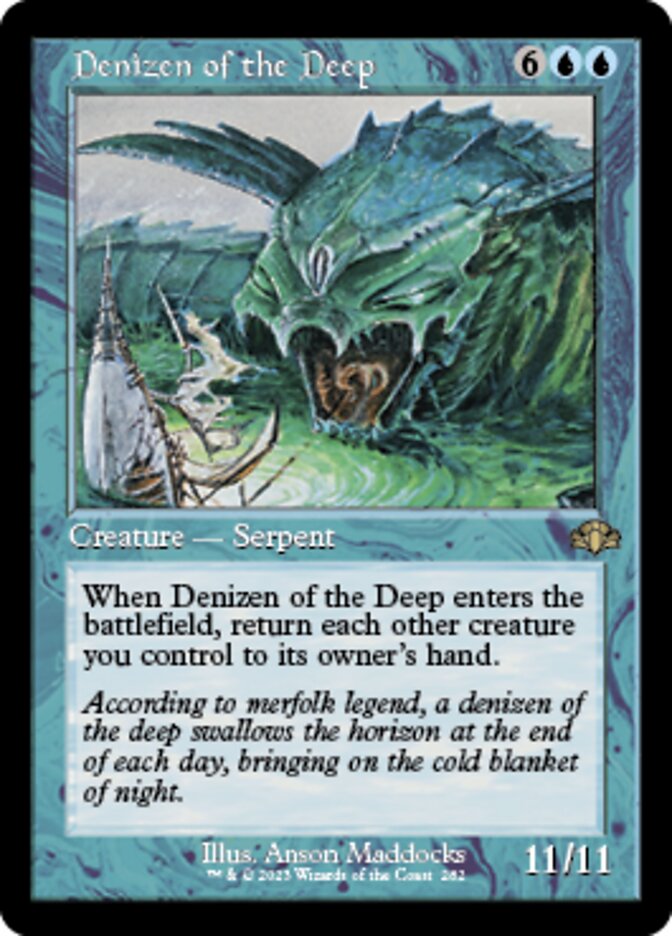 Denizen of the Deep (Retro) [Dominaria Remastered] | Tacoma Games