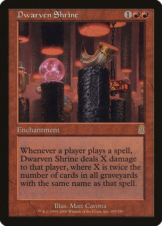 Dwarven Shrine [Odyssey] | Tacoma Games
