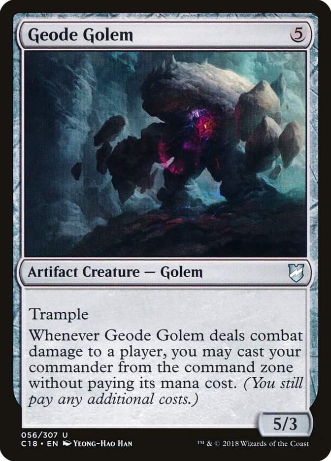 Geode Golem [Commander 2018] | Tacoma Games