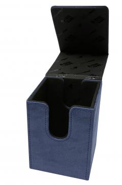 UltraPRO Suede Collection Alcove Flip Sapphire Deck Box | Tacoma Games