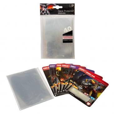UltraPRO Oversized Clear Top Loading Deck Protector Sleeves 40ct | Tacoma Games