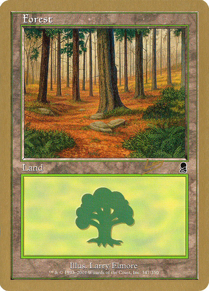 Forest (rl347) (Raphael Levy) [World Championship Decks 2002] | Tacoma Games