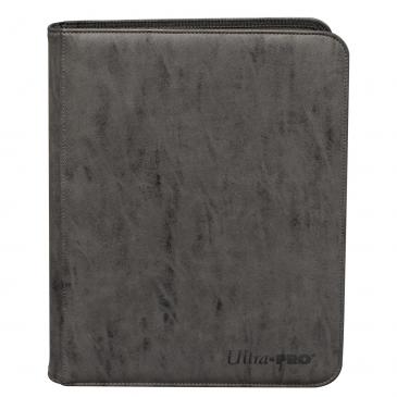 UltraPRO Suede Collection Zippered 9-Pocket Premium PRO-Binder - Jet | Tacoma Games
