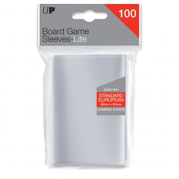 UltraPRO Lite Standard European Board Game Sleeves 59mm x 92mm 100ct | Tacoma Games