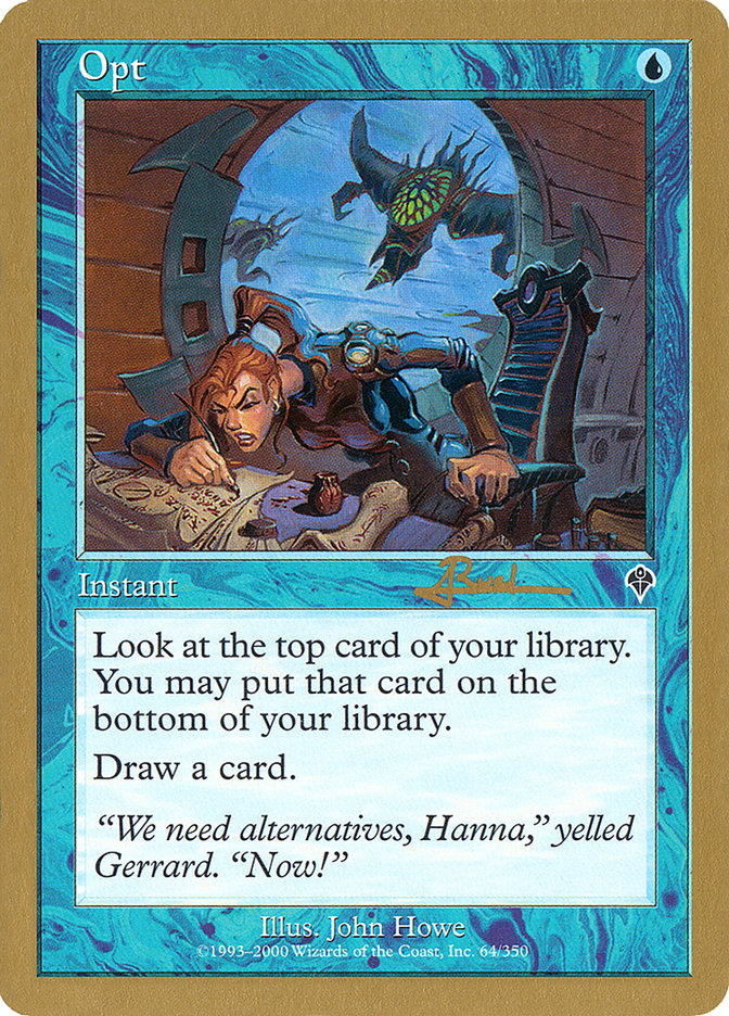 Opt (Antoine Ruel) [World Championship Decks 2001] | Tacoma Games