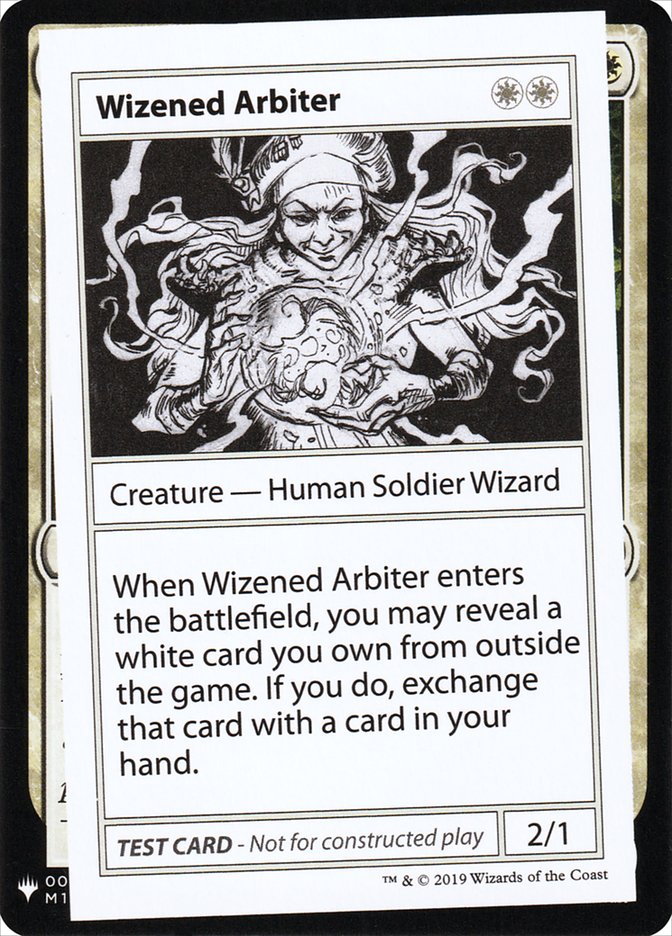 Wizened Arbiter [Mystery Booster Playtest Cards] | Tacoma Games